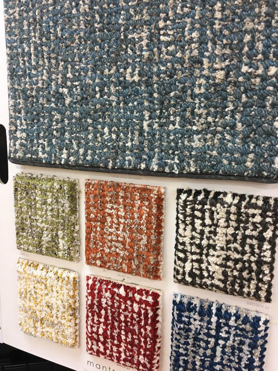 bstonecarpets's tweet image. Some dazzling colors to make this gloomy Dallas day bright!⠀
Style: CHAT II⠀
••••••••••••••••••••••••⠀
#sampleboard #wholesalecarpet #wholesalecompany #gloomyweather #dallasdesign #interiordesigner #flooring #flooringdesign #color #bright #homedesign