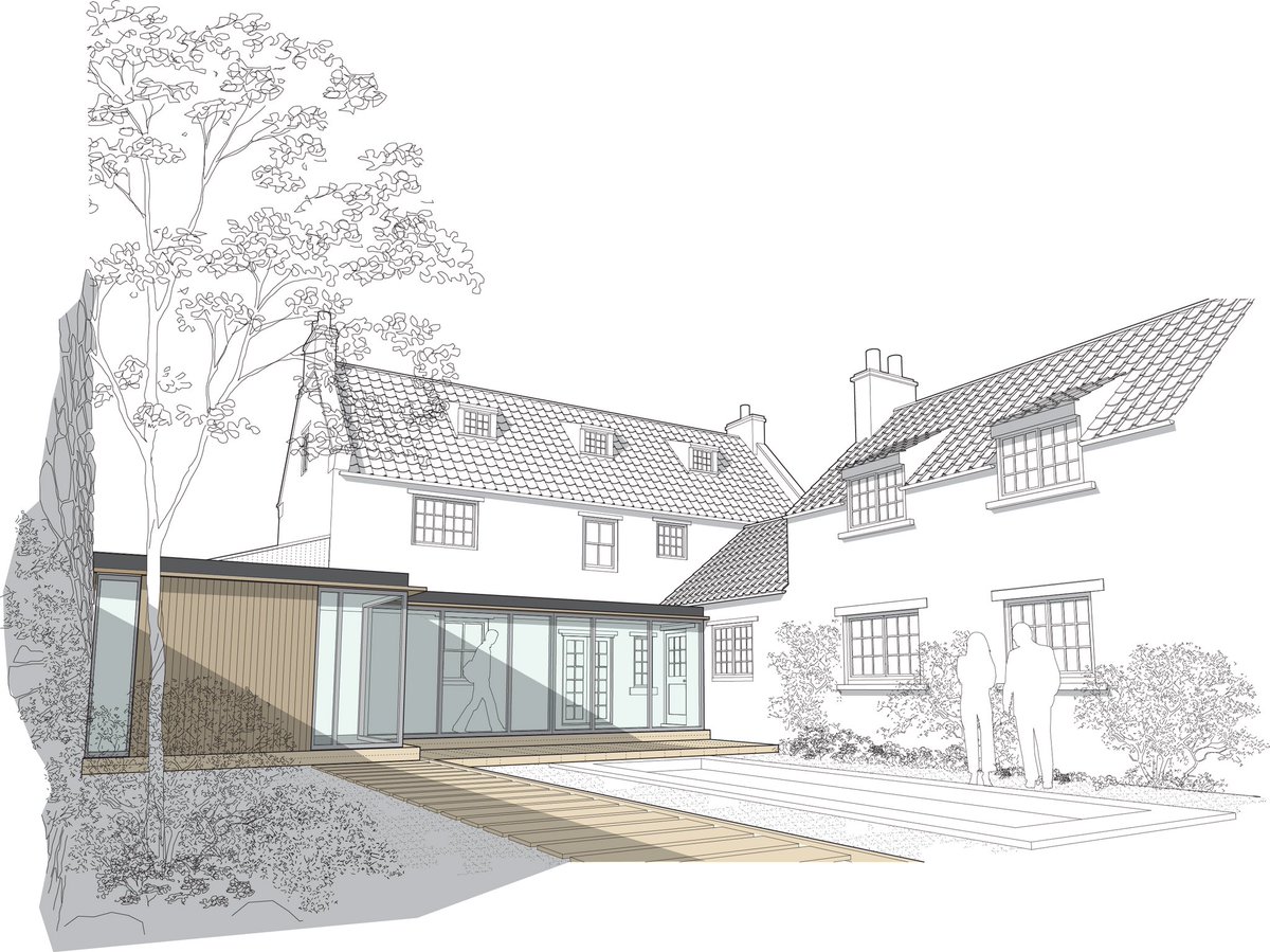ianhazard's tweet photo. Our Church Lane Cottage extension project has been submitted for planning permission &amp; Listed Building Consent #architecture #NorthYorkshire https://t.co/s43ewKygJK
