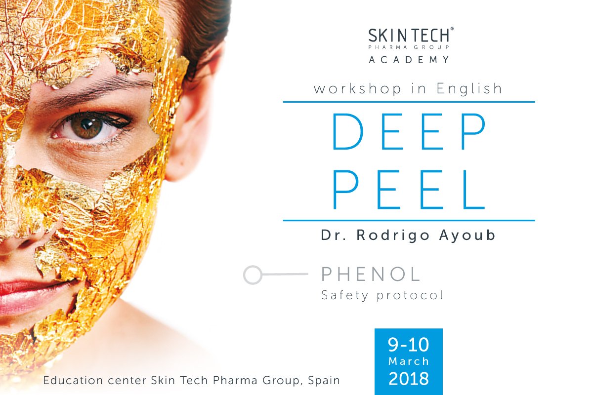 STPG_Social's tweet photo. Want to learn everything about #Phenol based #peelings?
Our International KOL Dr. Rodrigo Ayoub will be helding an expert course (theoric and practice) on 9 and 10 March in our heartquarters!

Find out more information here: https://t.co/jMw7SHksxo https://t.co/JJwD1GRNt8