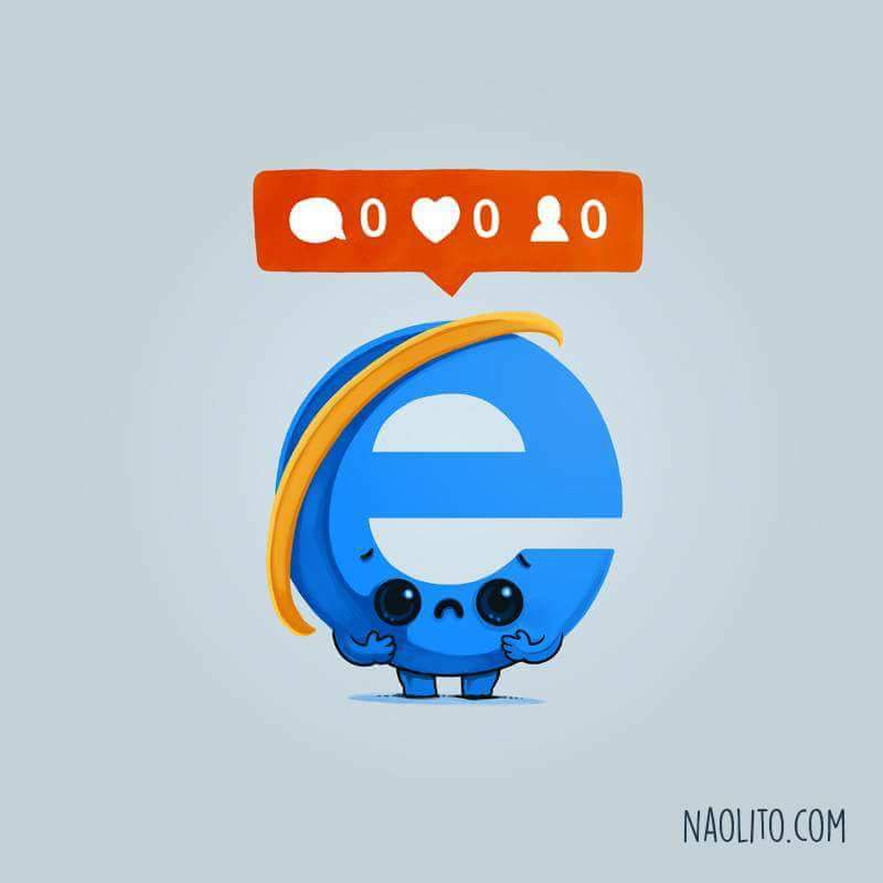 nutsurbina's tweet image. Explorer and Safari #WebDevProblems