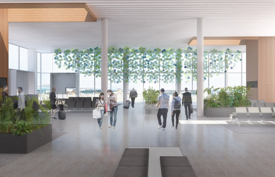 CitifiedYYJ's tweet photo. Your first look at the expanded departures lounge at Victoria International Airport. Work has now begun and will continue through mid-2020. More on the expansion at: https://t.co/vBT2elwB9Z #yyj #yyjre https://t.co/Tss53EsfOQ