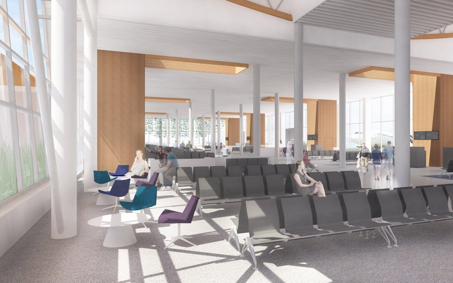 CitifiedYYJ's tweet photo. Your first look at the expanded departures lounge at Victoria International Airport. Work has now begun and will continue through mid-2020. More on the expansion at: https://t.co/vBT2elwB9Z #yyj #yyjre https://t.co/Tss53EsfOQ