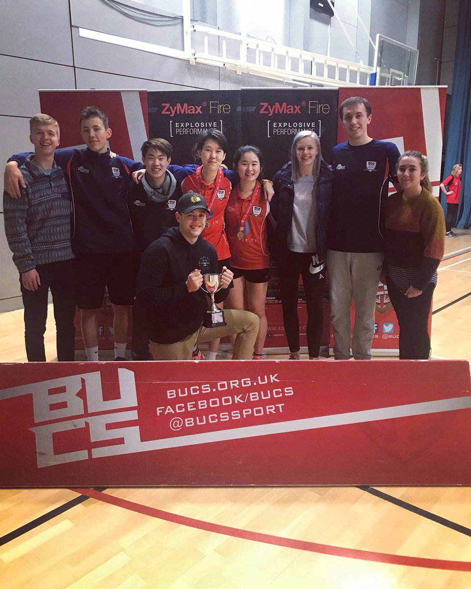 I am so lucky to have such amazing teammates giving me all their shouting and support 💪 Without them I won’t be able to achieve what I have now. Thank you guys. You guys are just superb ❤️😘 <a href="/TeamDerby/">Team Derby</a> <a href="/UDBadminton/">UDBadminton</a> <a href="/BUCSsport/">BUCS</a>