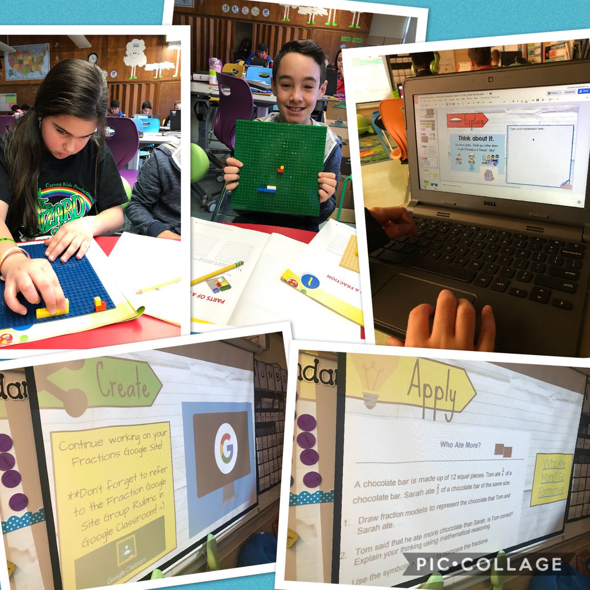 LDS_MrsMatyas's tweet photo. Brick Math Fractions, Mathematical Reasoning Hyperdocs, Google Site Creating and more! We ❤️ Math! @CatenaColts @sdisseler @Brick_EdLLC @goformative https://t.co/g1rxDck6XK