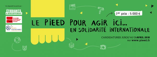 studyrama's tweet photo. [#Concours]
Agir pour la #solidarité internationale, c'est le #PIEED.
Découvrez cet appel à projets d'@EtudiantsetD, de @SolidLaique  et de @FVolontaires ! 
➡ https://t.co/4dHJGRnBCi https://t.co/0ccO70R3Hd