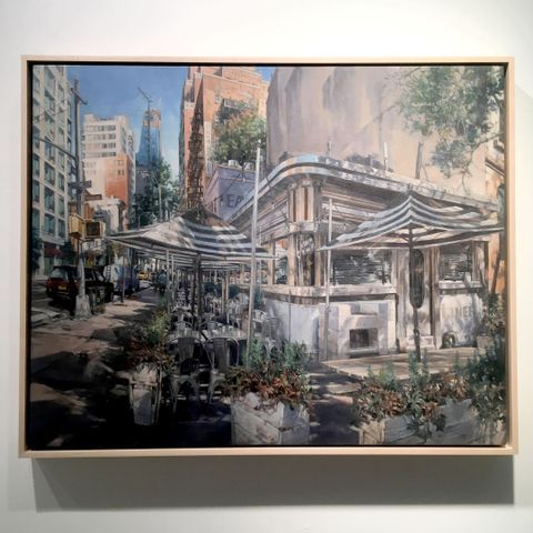ArtBinder's tweet image. Spotted a familiar scene @georgebillisgallery - loving the way Steven Katz captured the view from 22nd &amp;amp; 10th in &quot;10th Av&quot;!

#stevenkatz #georgebillisgallery #chelseagalleries #cityscapes #oiloncanvas #artworld #artwatchers #artdaily #artwatchers_united #artshare #visualsoflife