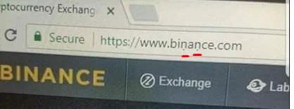 これはやばい。 binance偽サイト。 見分けがつかないです 。
