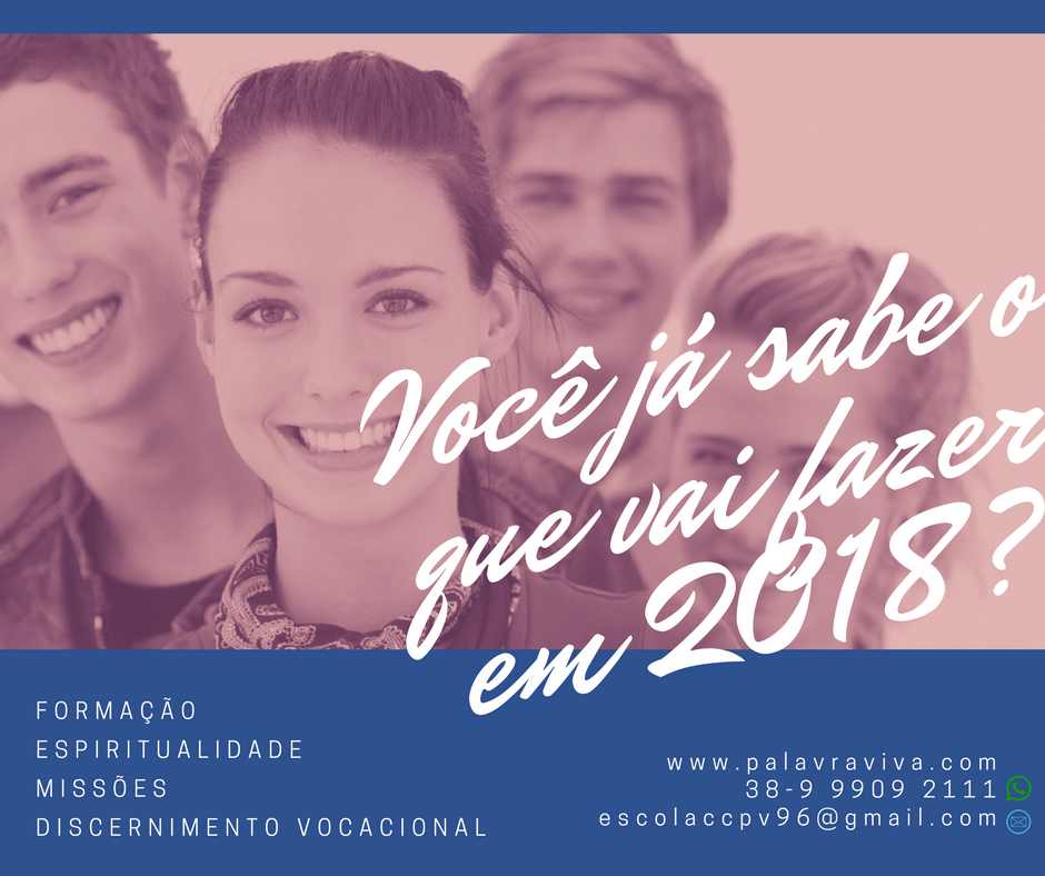 LuganoCCPV's tweet photo. Conheça a Escola de Evangelização Palavra Viva!
Inscrições abertas!
https://t.co/bDt5ZgDfwk
#ccpv
#comunidadecatolicapalavraviva
#eepv https://t.co/vBjNuAyGJe