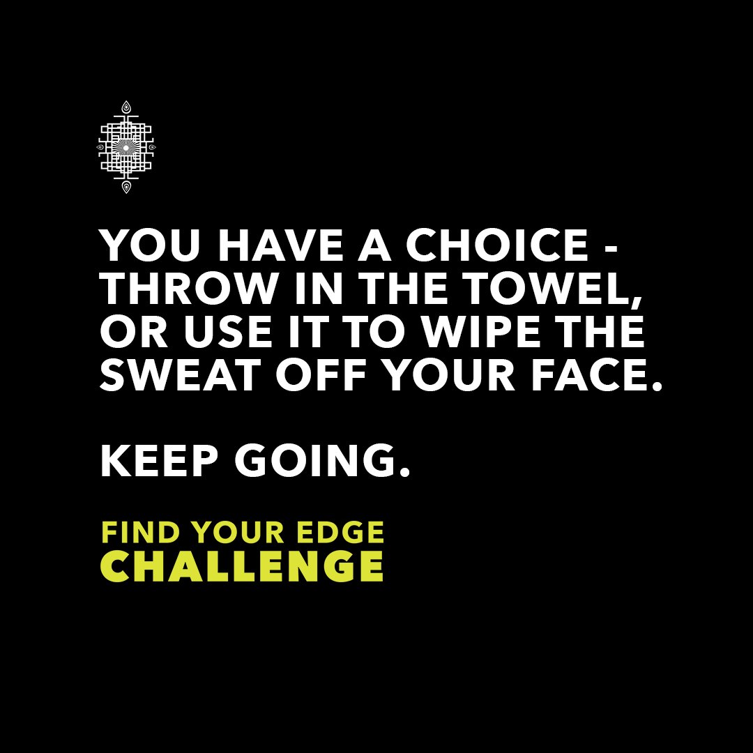 Final 8 days of the #FindYourEdge Challenge. See you on the mat.