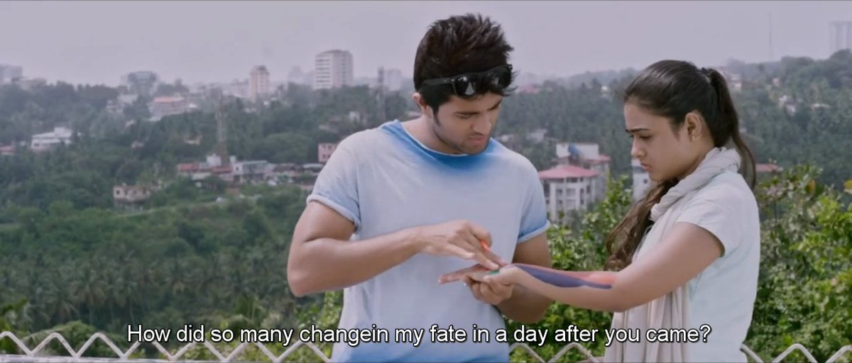 Arjun's idea of intimacy is quite different but i guess endearing and charming at a level.  #ArjunReddy