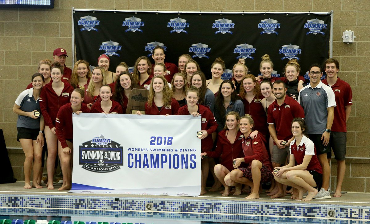 DU_SwimDive's tweet photo. #ICYMI: Denver won its fifth-straight men's and women's @summitchamps last weekend. 
📷(by @Inertia_Photo)
✍️https://t.co/3QqyxLuRz0 https://t.co/okhV8lv2tO