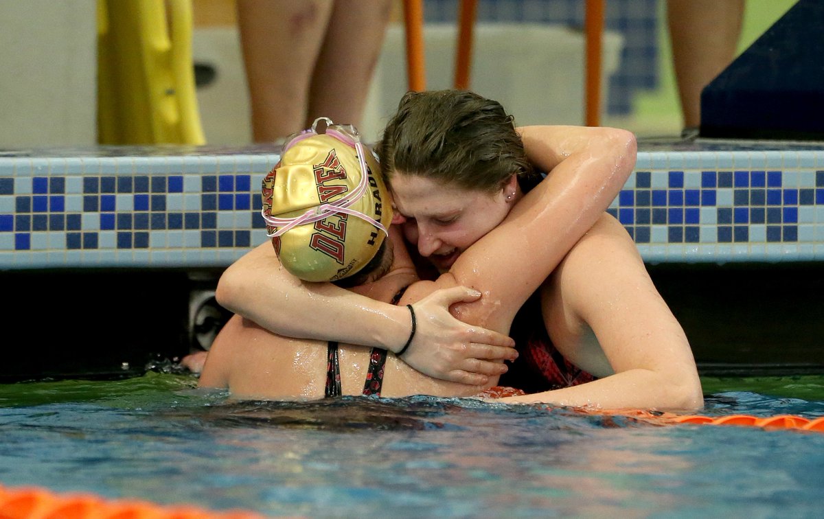 DU_SwimDive's tweet photo. #ICYMI: Denver won its fifth-straight men's and women's @summitchamps last weekend. 
📷(by @Inertia_Photo)
✍️https://t.co/3QqyxLuRz0 https://t.co/okhV8lv2tO