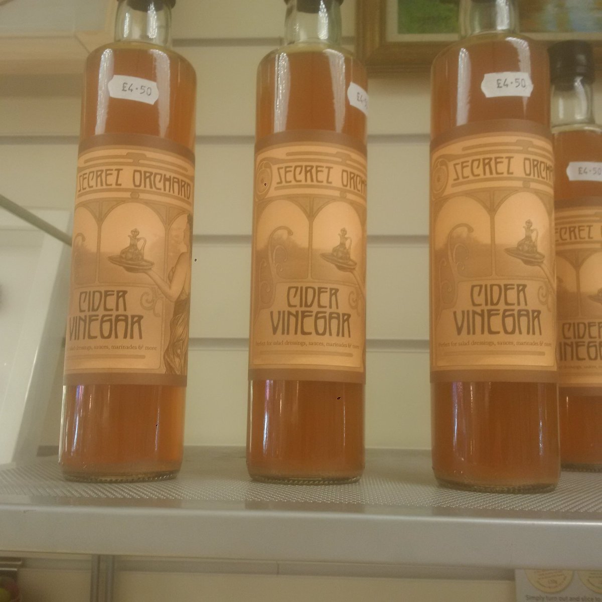 Exmoor Food & Crafts (@exmoorfoodcraft) on Twitter photo Great news. Cider Vinegar from <a href="/Secret_Orchard_/">Secret Orchard Cider</a> now on the shelves. Another top quality product produced in Exmoor. #Exmoor #Minehead Great news. Cider Vinegar from <a href="/Secret_Orchard_/">Secret Orchard Cider</a> now on the shelves. Another top quality product produced in Exmoor. #Exmoor #Minehead