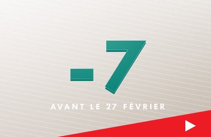 parcours_metier's tweet photo. Il ne vous reste plus qu'une semaine pour nous envoyer votre vidéo et profiter d'un point bonus supplémentaire !

Pour les derniers, n'oubliez pas que la date limite d'envoi des films est le 14 mars, le cachet de la poste faisant foi.

Bon courage ! https://t.co/9vIM2SsxYZ