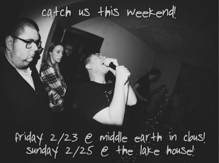 two (2) cool shows coming up this weekend! message us for addresses and whatnot!
