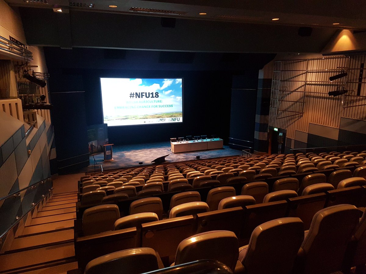 Chair_WalesYFC's tweet photo. Thankyou @NFUCymru for inviting me @ljane88 to participate in your session on Welsh Agriculture: Embracing Change for Success. It was an honour to share the stage with such important industry figures @wgcs_rural @John_Mercer @johndpentre thank you for the opportunity #NFU18 https://t.co/IXyPqyCzyA