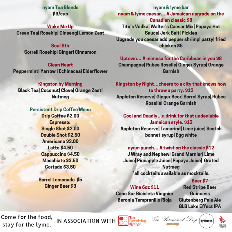comenyam's tweet photo. Don't worry, our servers will be ready to help you choose which cocktail to order with your meal. 
Ticket link https://t.co/M9JMCexSlo
#comenyam #brunchandlyme #Blackfoodhistory #BlackHistoryMonth #Jamaicanchef #femalechef #femaleowned #TOfood #Caribbeanfood #Canadianfood https://t.co/XeGUvQoXQP