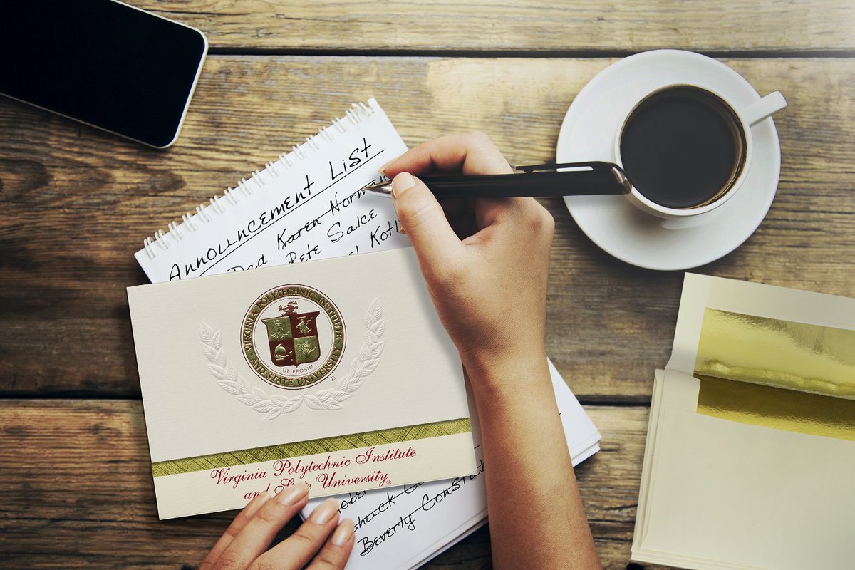 SignatureAnn's tweet image. #VirginiaTech #Hokies #VirginiaTechGrad #VaTech
Hey Hokies! Be on the lookout for your informational grad pack from Signature Announcements. Graduation Announcements, Diploma Frames and much, much more! Click ow.ly/NwQk30ivMZV to visit your Online Grad Fair now!