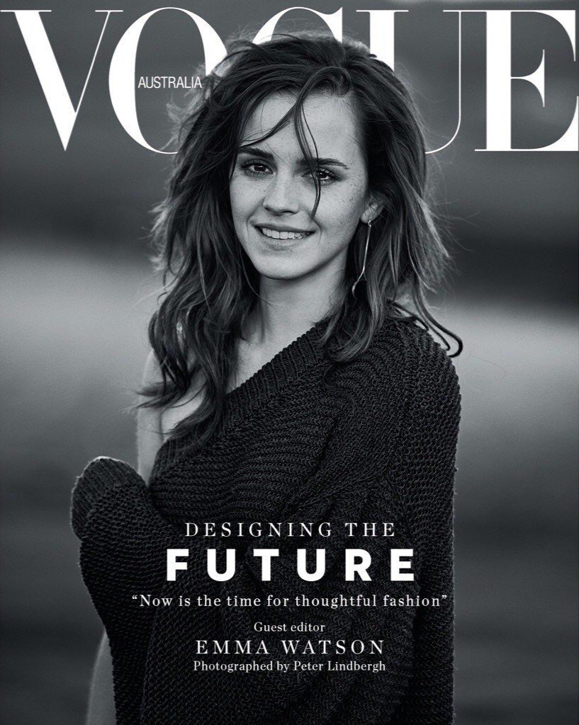 EWatsonBe's tweet photo. Nouvelles couvertures pour Emma ! La belle fait cette fois la Une du Vogue Australia du mois de mars 2018. Les photos que vous pouvez retrouver dans la galerie du site, ont été prisent par le photographe Peter Lindbergh. https://t.co/a5mixKAHWP