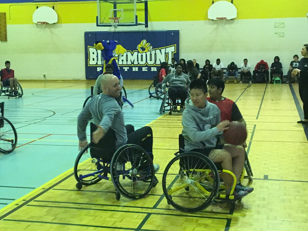 LPCIlibrarylife's tweet image. Birchmount students and staff being active and learning about the importance of accessibility and inclusion with the wheelchair basketball school program! @WSA_Ontario  @BPCIguidance @pctdsb @tdsb @TDSB_MHWB @LC3_TDSB @WCBballCanada @HPE_TDSB