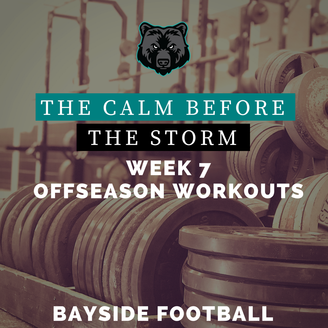 BaysideBears1's tweet photo. Week 7 of our first 8 Week Offseason Weightlifting Program! Next week #maxes #BearDown #Bearwitness #GoBears #Bayside #BearNation https://t.co/DSqpKigMD5
