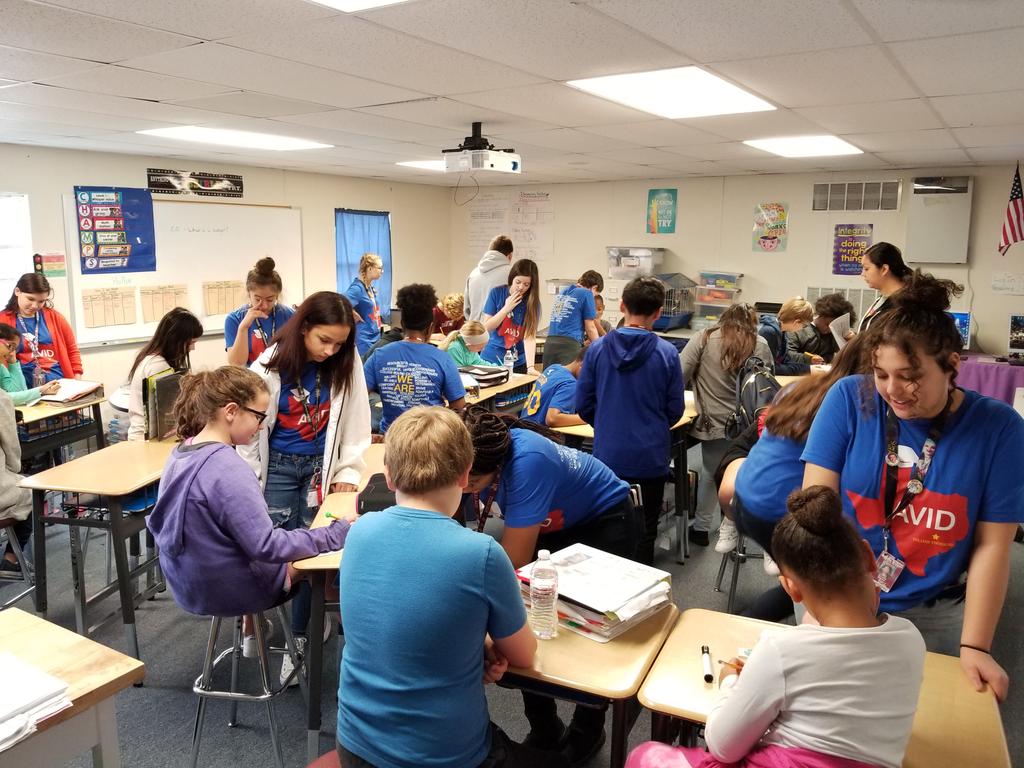 #AVIDbuddies <a href="/CHEAVID/">College Hills AVID</a> <a href="/CSISD_AVID/">CSISD AVID</a> @AMCMSCatPRIDE