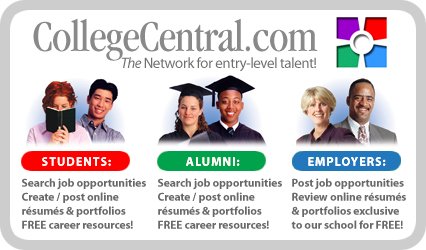 We have an exciting new program for students and alumni...visit:
collegecentral.com/salemu for more information.