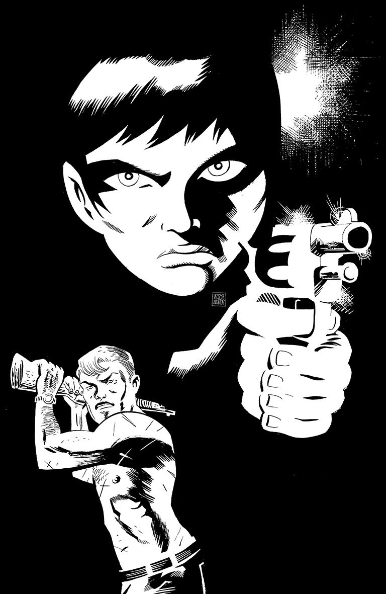 polarcomic's tweet photo. Unused cover WIP of #ViolentLove The illustration is included in the second trade. / Proceso de portada  inédita de Violent Love. La ilustración está incluida en el segundo tomo  recopilatorio. @ImageComics @atlasincognita #crime #creaotorned #romance #noir #strongfemalelead https://t.co/PYIFvBZUT3