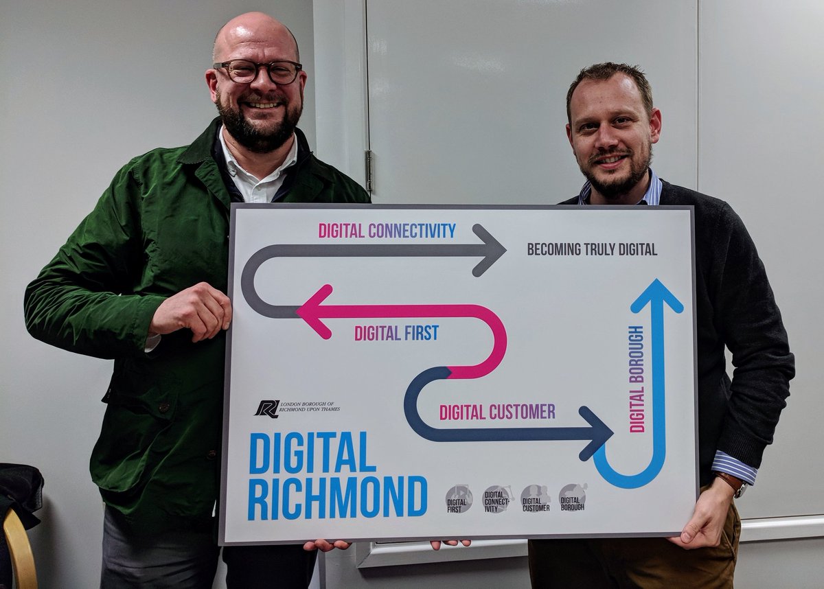 It was fantastic to host @LDN_CDO at Richmond Council today to discuss our Digital Strategy and how we can work with our fellow London borough's for a truly digital City #DigitalRichmond @LBRUT #smartcity @MayorofLondon @camdentheo