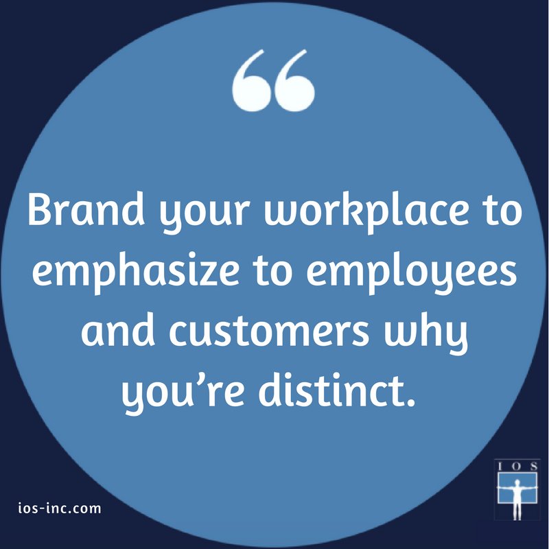 IOSINC's tweet image. Brand your workplace to emphasize to employees and customers why you’re distinct. #OfficeDesignTips