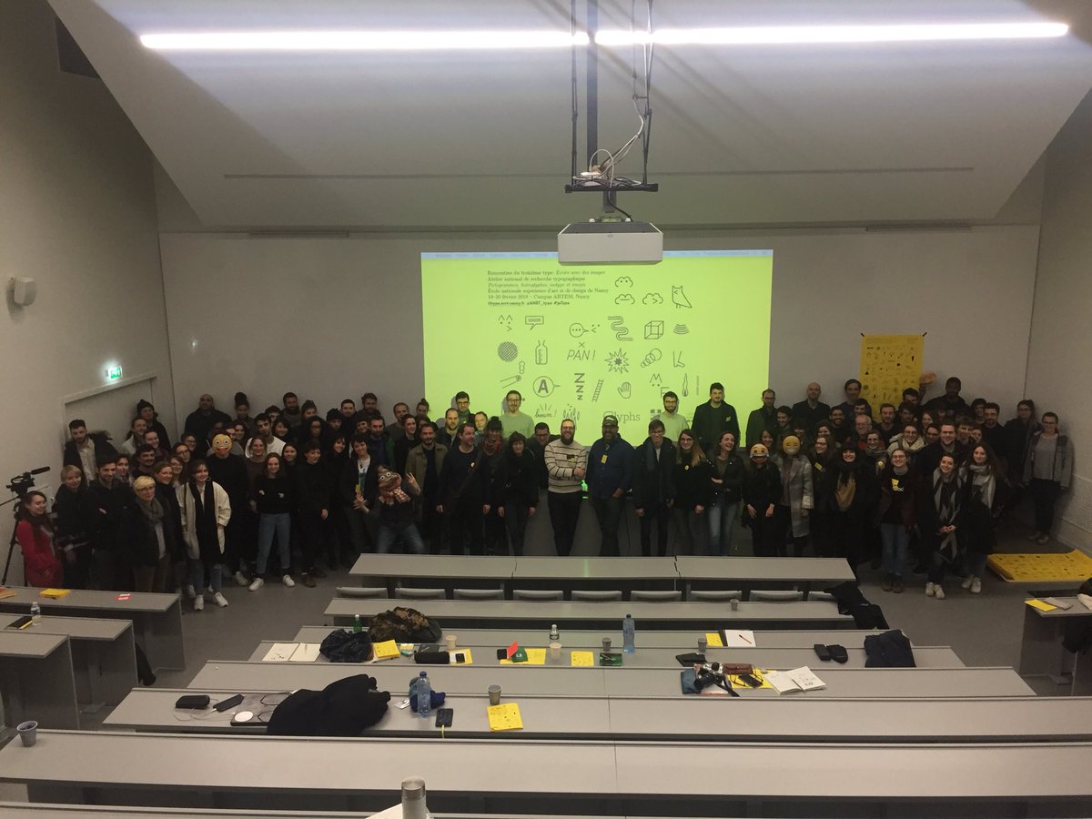 ANRT_type's tweet photo. +200 attendees at the Encounters of the 3rd Type “Writing with Pictures” @ANRT_type Nancy. Thanks everyone, it was GREAT 
#3eType https://t.co/uqiPgjaI6T