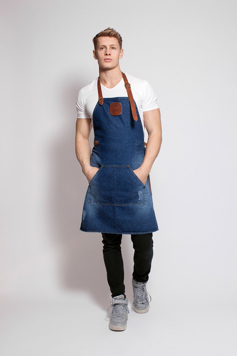 Proudly we present our new collection of Denim aprons with leather straps!! Soon available on our website stalwartcrafts.com

First to be seen @Hotelympia stand 2857

Cant wait? Order now by sending an email to tim@stalwartcrafts.com 
#hotelympia18 #hotelympia 
#denimapron