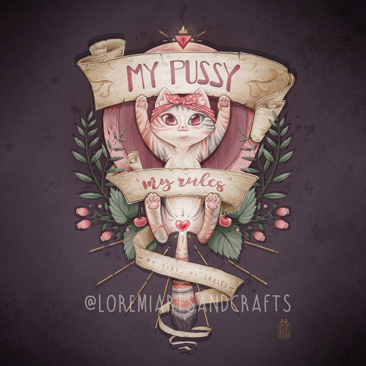 Lore_Miau's tweet photo. More info about where to get t-shirts, prints and merchandise of my kitty. @redbubble Ink Design: https://t.co/l5C1Mm9A81  and Color Design: https://t.co/tAaVSk1VVC 
#tees #teedesign #feminism #feminist #pussy #pussycat #kitty #cat #lovecats #woman #women #girlpower #womansrights https://t.co/bT3GkLPoFW