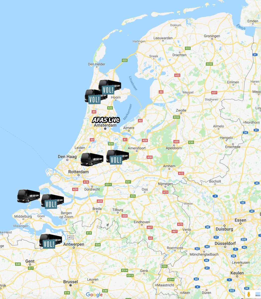 Zó dan, het eerdere bericht over fanatieke Daddies liefhebbers die bussen aan het inzetten zijn om naar onze show in AFAS Live te rijden, heeft meer mensen op het idee gebracht. Alleen Boskoop heeft nog plek, reserveren kan via thedirtydaddies.com/bus! 🚌💨