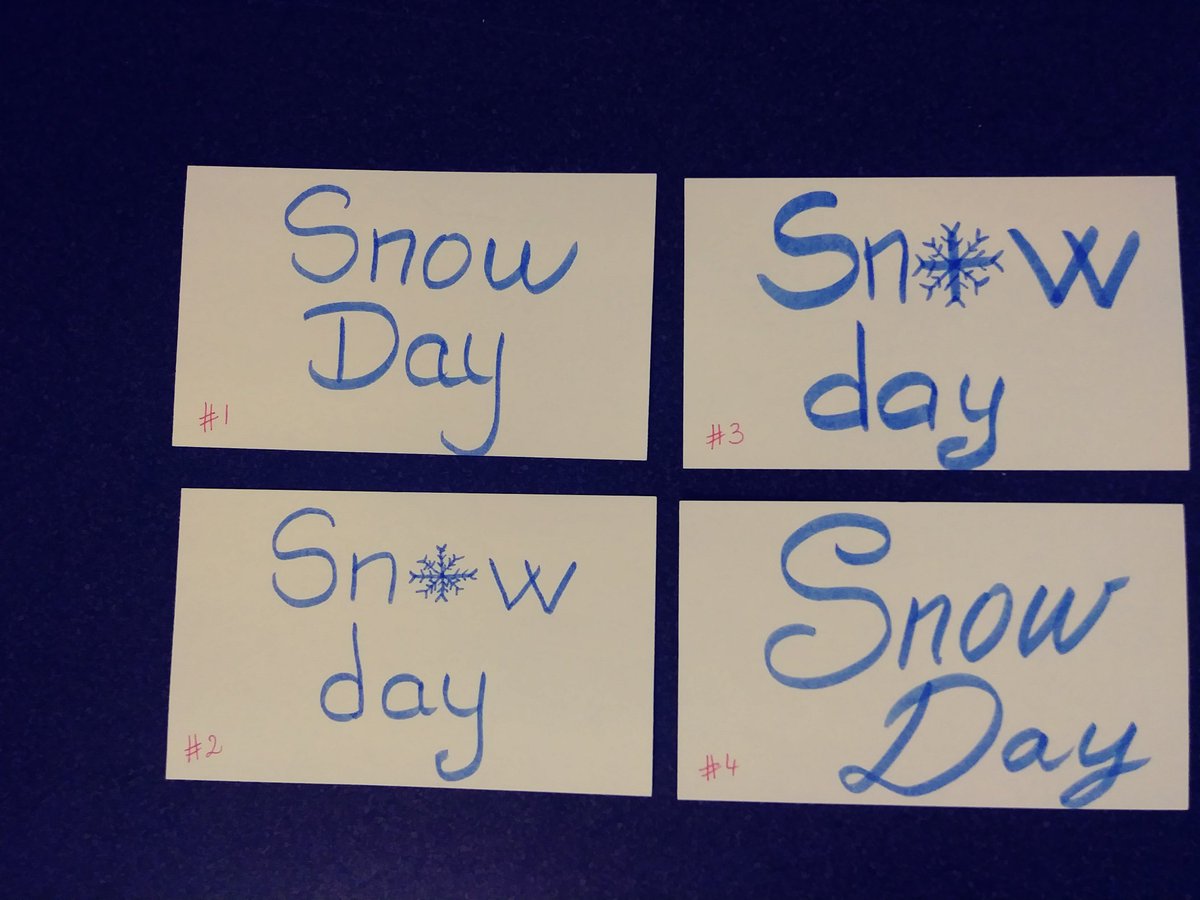 AlixLasker's tweet photo. Snow/ice day indoor fun! Really like that last S. https://t.co/UNHc0dh9mJ