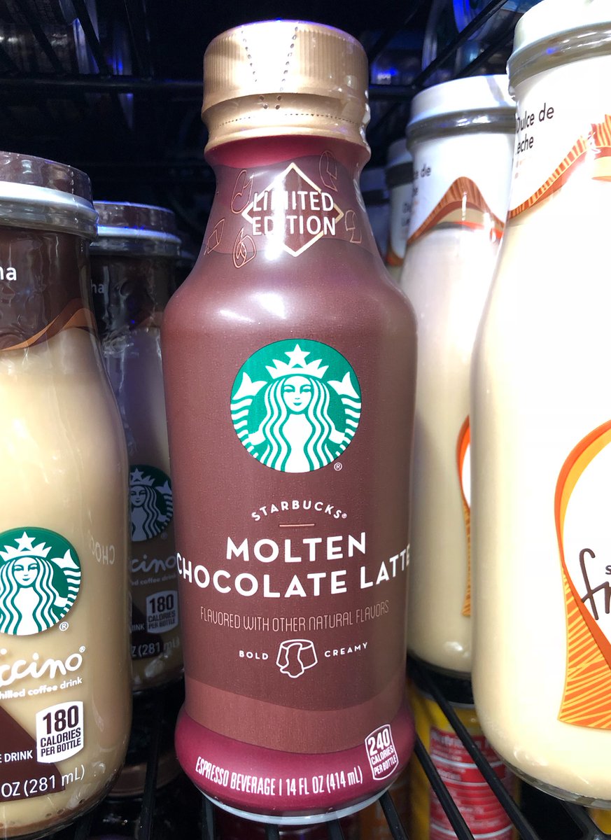 New item in the cafe ‼️Starbucks Molten Chocolate Latte ‼️ These are Limited Edition, so come grab one while you can! Available while supplies last.