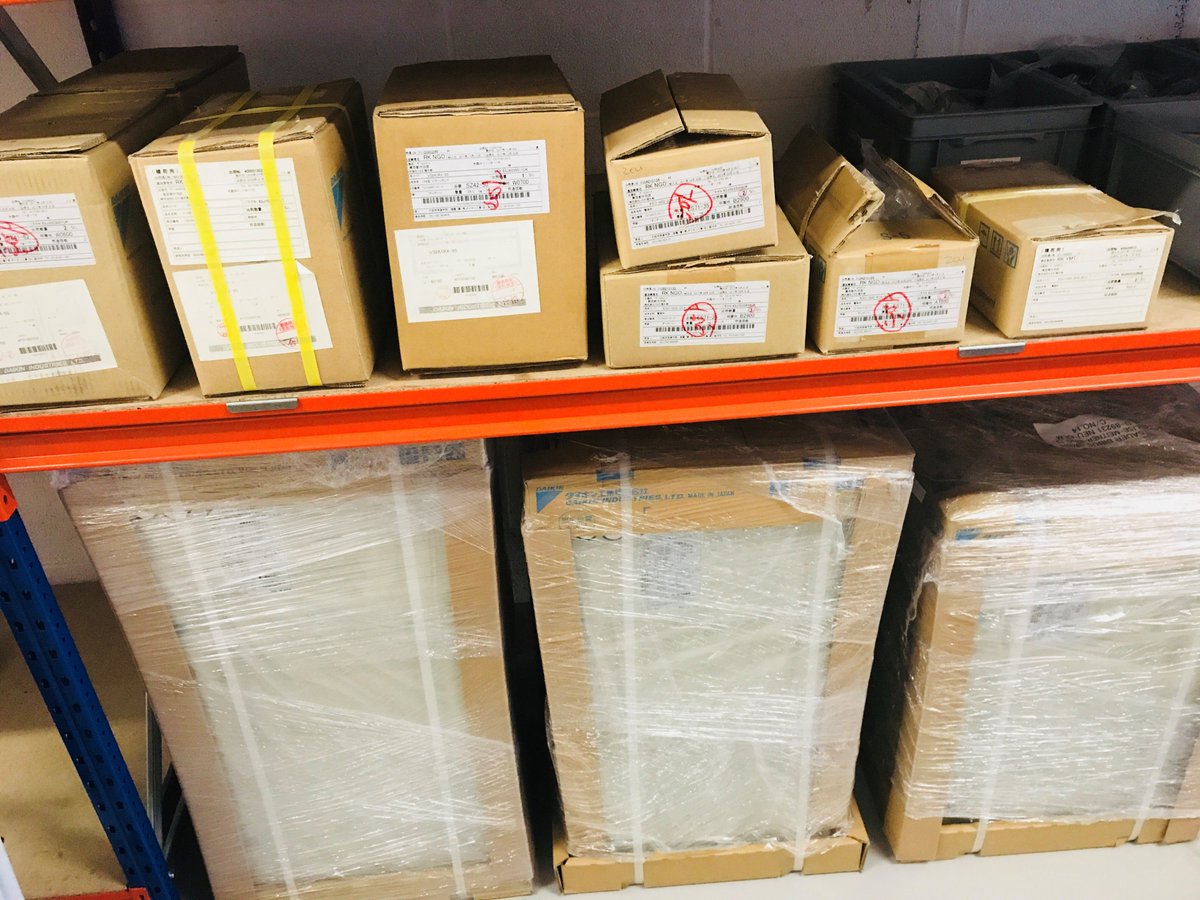 ZeusHydratech's tweet photo. Another 5 pallets of Daikin Hydraulics components have just arrived at our UK warehouse. Solenoid operated directional control valves, Oil chiller units, Eco-Rich power packs and piston pumps all now in stock #AKZ149 #V15pistonpump #hydraulicvalve https://t.co/FPmi6aIyE8 https://t.co/h4xMBs14xy