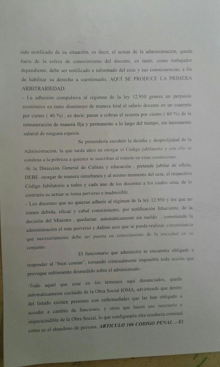 Gremial_Moron's tweet photo. #AlertaDocentes #InfoGremial #UDOCBA
Nota presentada contra los Ceses de Oficio por Jubilación
@UdocbaMoron @Gremial_Moron @gabriela231279 https://t.co/thQk5hQ7Qc