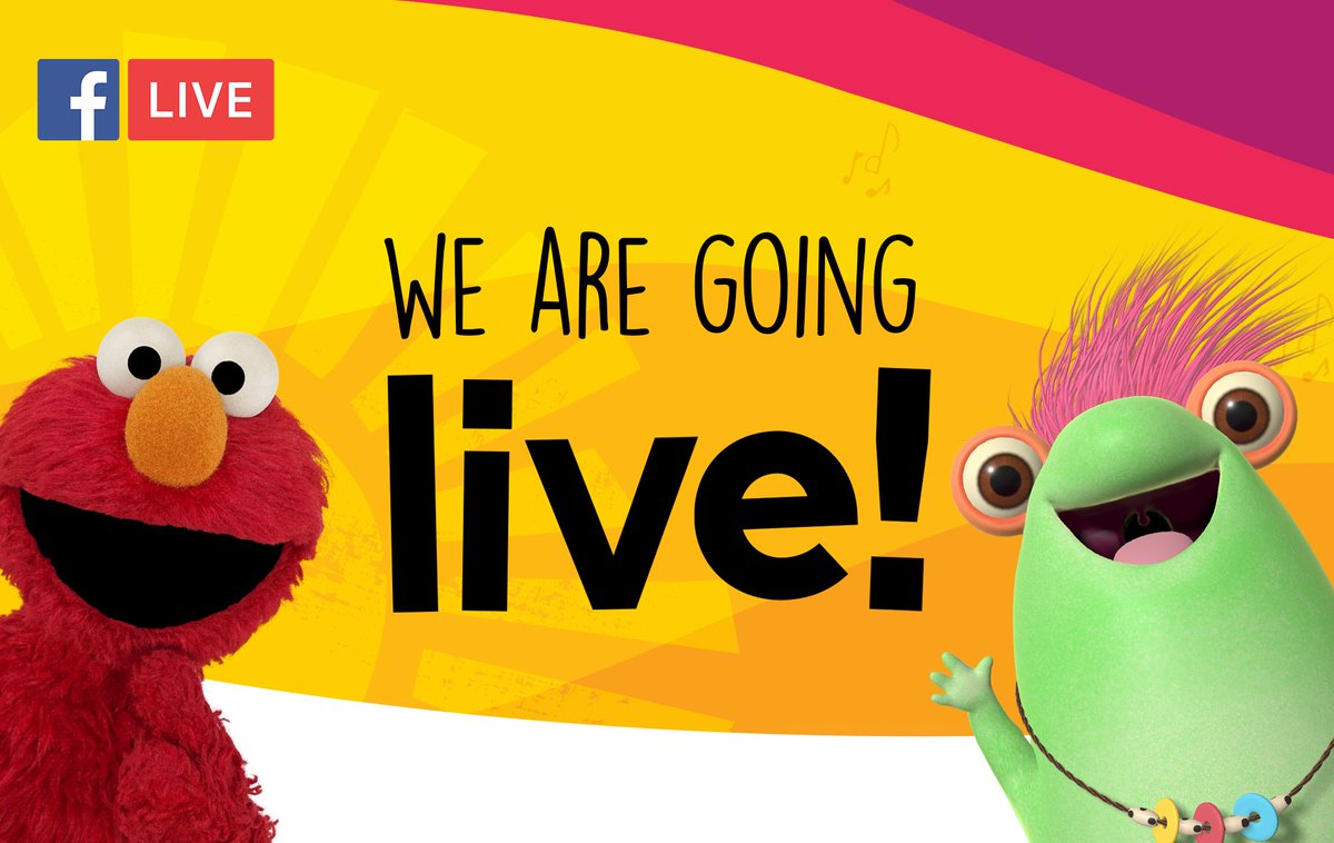 elmo's tweet image. Elmo is so excited to have a playdate with Elmo’s friend Marvie this week! Elmo and Marvie are going to do a Facebook live! @sesamestudios