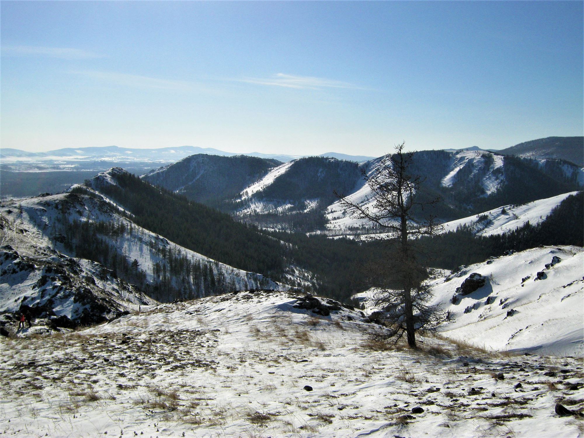 Хребет Нурали зима