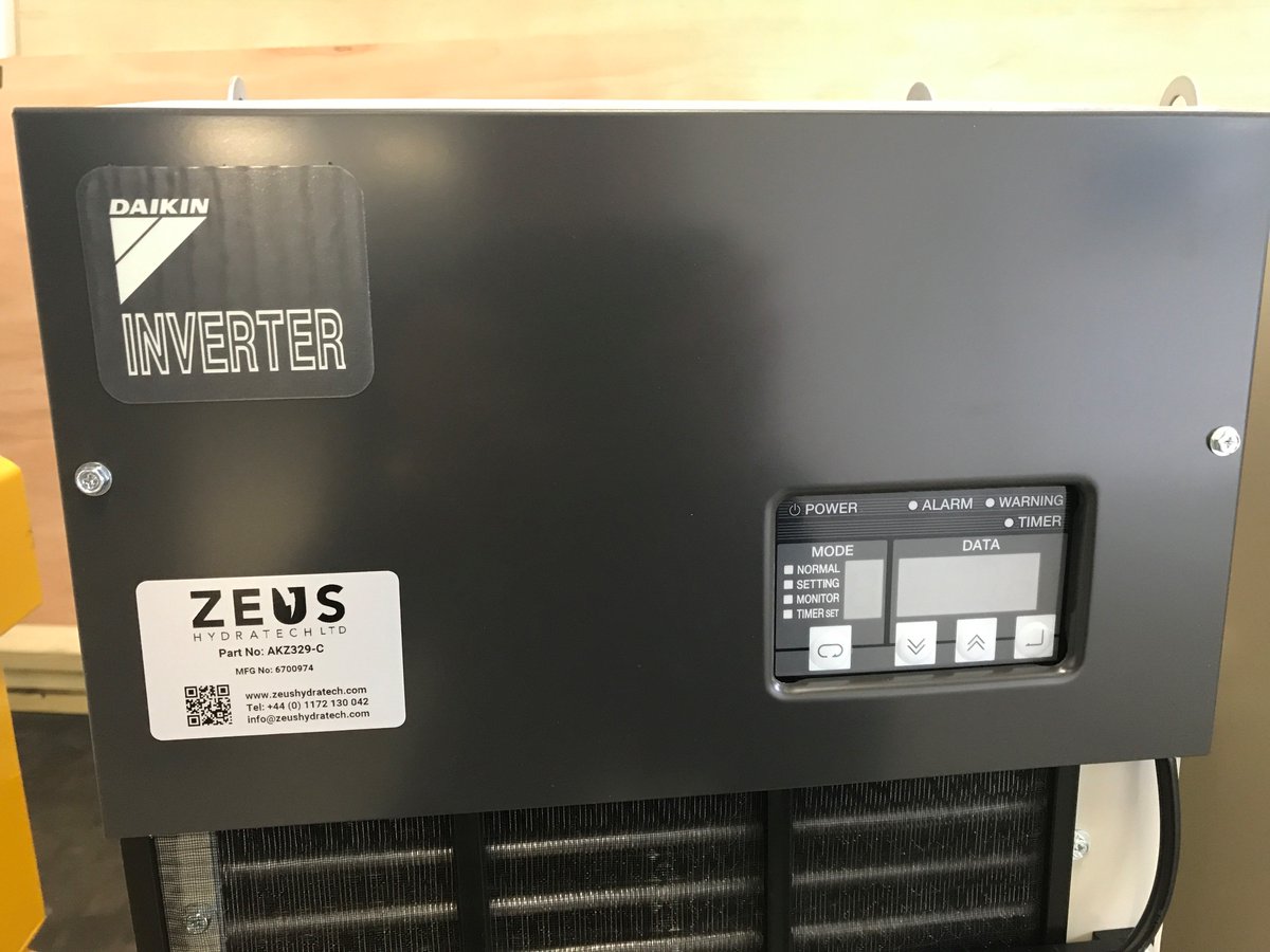 ZeusHydratech's tweet photo. Many UK machine tool operators using Mazak and Doosan CNC machines will find these Daikin AKZ oil chillers inside their units. Zeus Hydratech supply spares, tech support and replacement units from stock. https://t.co/pRheppaBpT #daikin #oilchiller #doosan #mazak #makino #citizen https://t.co/eV79ddBBie
