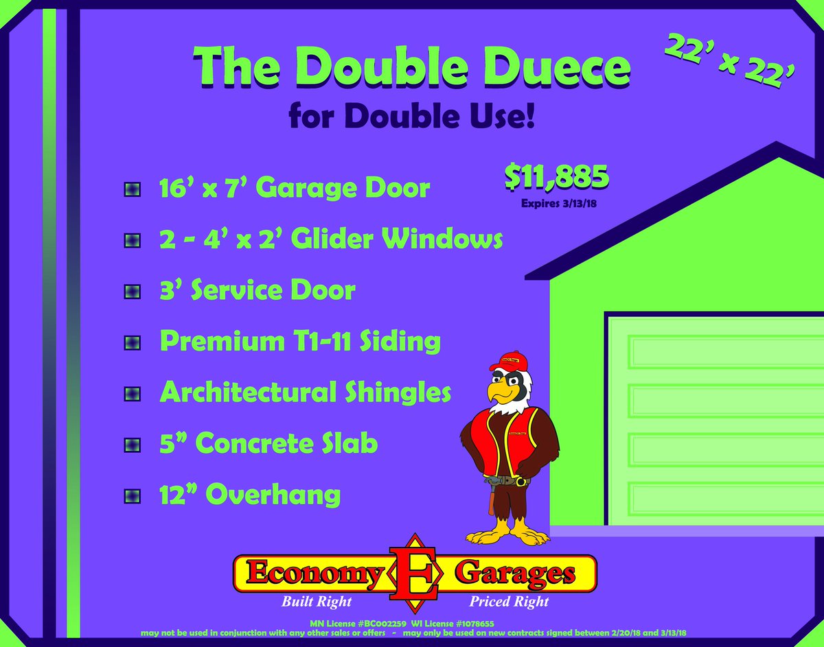 Economy Garages Usa On Twitter Here S To The Perfect Two Car
