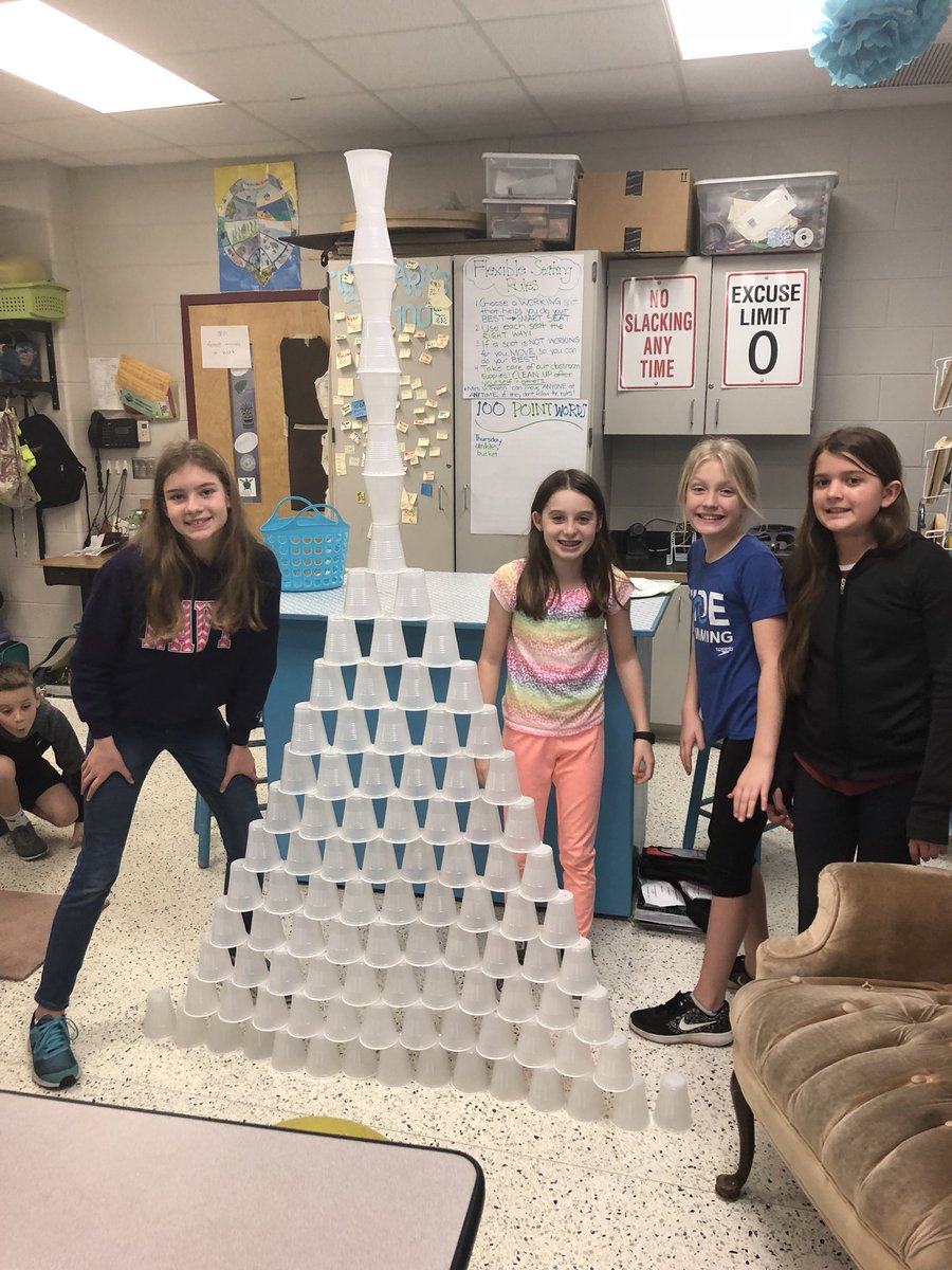 Kelli Whalen (@mrswhalen3o) on Twitter photo Happy 100th Day! Who can build the tallest cup structure using all 100 cups? The tallest structure was 79in tall. <a href="/LorrieVoshell/">Lorrie Voshell</a> <a href="/LindaSidone/">Linda Sidone</a> <a href="/ThreeOaksElemVB/">Three Oaks Elem</a> <a href="/MrsBMcLaughlin/">Barbara McLaughlin</a> Happy 100th Day! Who can build the tallest cup structure using all 100 cups? The tallest structure was 79in tall. <a href="/LorrieVoshell/">Lorrie Voshell</a> <a href="/LindaSidone/">Linda Sidone</a> <a href="/ThreeOaksElemVB/">Three Oaks Elem</a> <a href="/MrsBMcLaughlin/">Barbara McLaughlin</a>