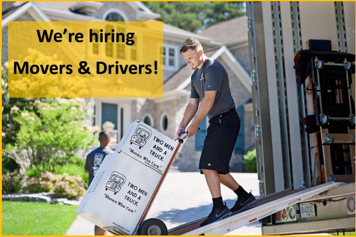 The world is your office! Discover mover &amp; driver opportunities at TWO MEN AND A TRUCK® and take in the day-to-day variety of the job. And, if you’re looking for something more, see what great opportunities are available for growth within the system. careers.twomenandatruck.com/jobs/il/chicag…