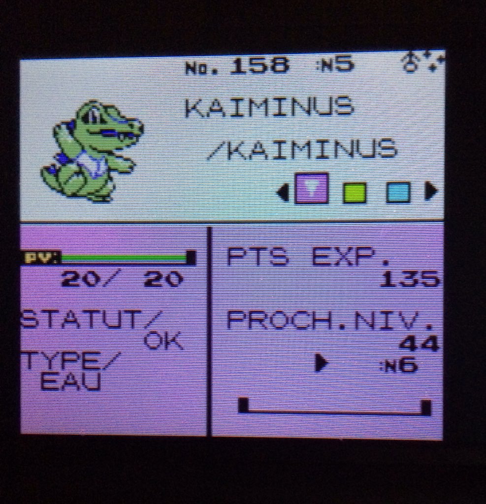 cpdr0's tweet photo. Après deux semaines (?) et des dizaines d’heures de resets il est enfin là! C’est parti pour Pokémon Cristal! cc @KenBogard @MaitreArmand  @Pokemon https://t.co/VEnSuKnnb6