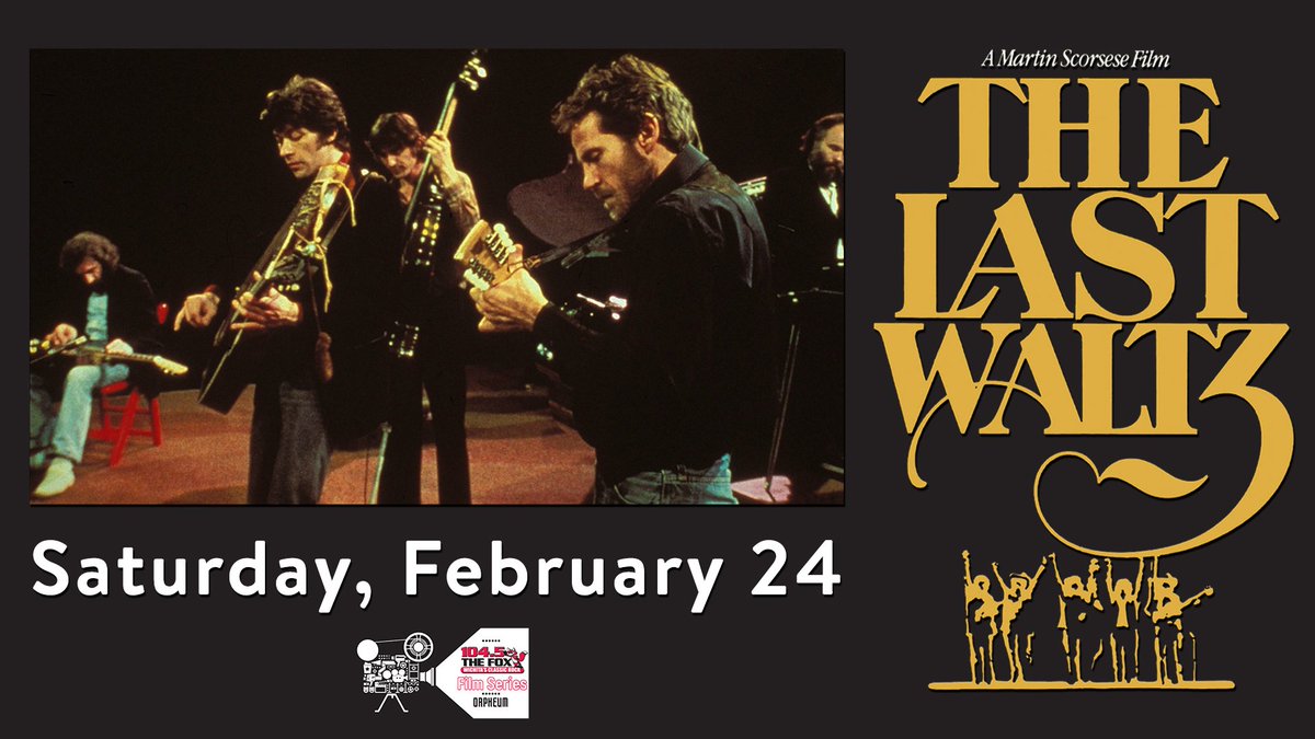 WichitaOrpheum's tweet photo. Movie lovers! Join us ALL DAY Saturday for a variety of films when @wichitalibrary presents the Academy Awards Shorts, followed by 104.5 the Fox Film Series and The Last Waltz. Details >> https://t.co/ZwNr1pccOt https://t.co/9L1qv4KObu