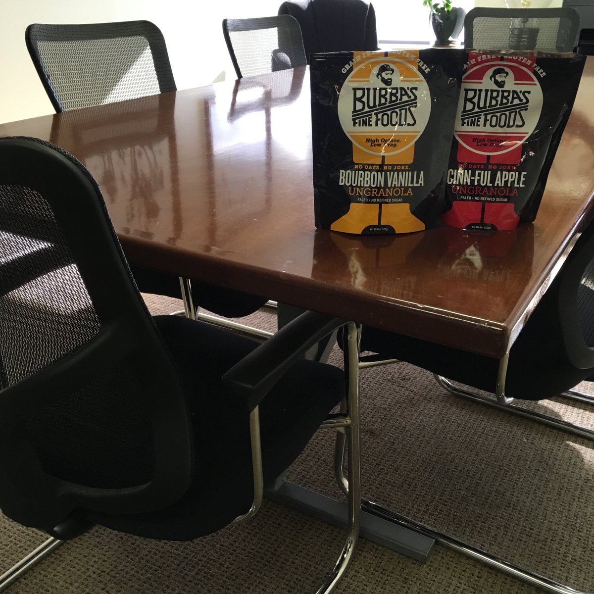 Afternoon meeting? Keep the team focused, full and driven. Bust out the UnGranola. #FoodIsFuel #BeAHero