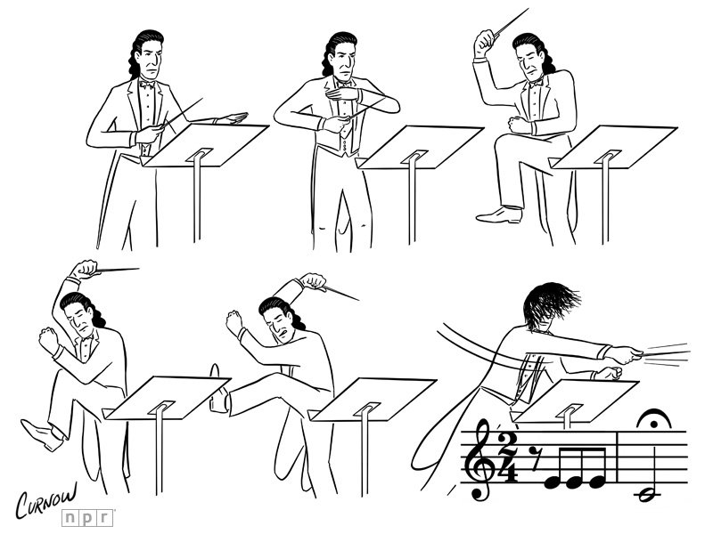 nprclassical's tweet photo. Here’s the wind up… and the pitch. It’s a downbeat slider, inside and low, to begin Beethoven’s Fifth! https://t.co/1ryR3qfNyj