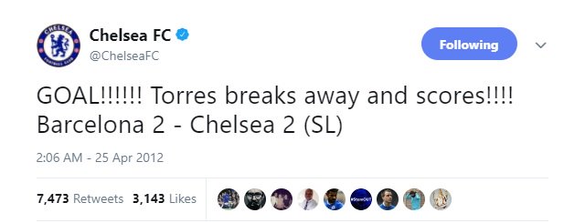 ChelseaMemory's tweet image. We live for nights like these. #CFC #CHEBAR #Chelsea #Barcelona #BarcaChelsea