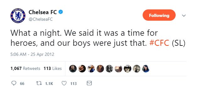 ChelseaMemory's tweet image. We live for nights like these. #CFC #CHEBAR #Chelsea #Barcelona #BarcaChelsea